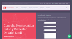 Desktop Screenshot of consultahomeopatica.com.ar